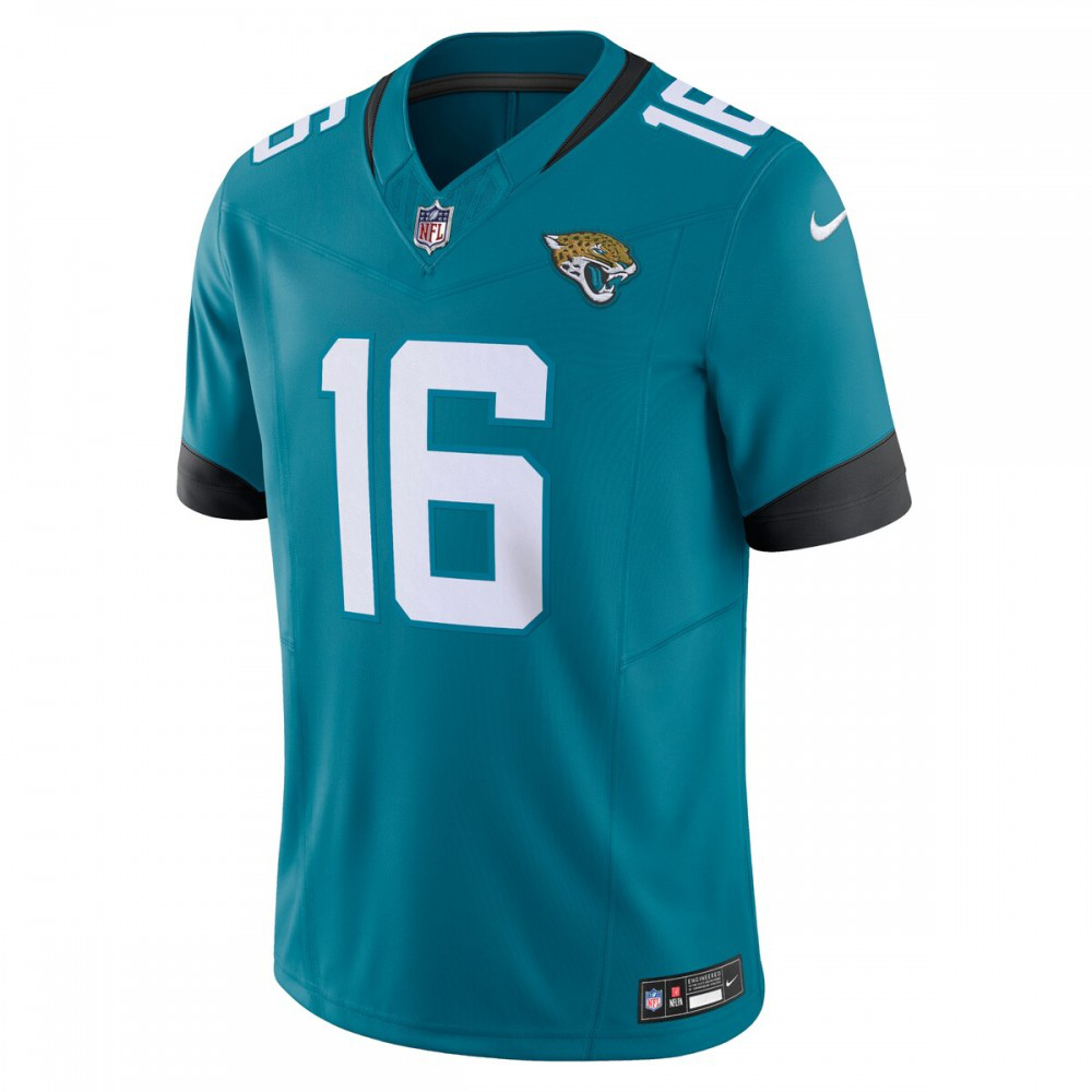 Trevor Lawrence Jacksonville Jaguars Nike Vapor F.U.S.E. Limited Jersey - Teal-GridironStore